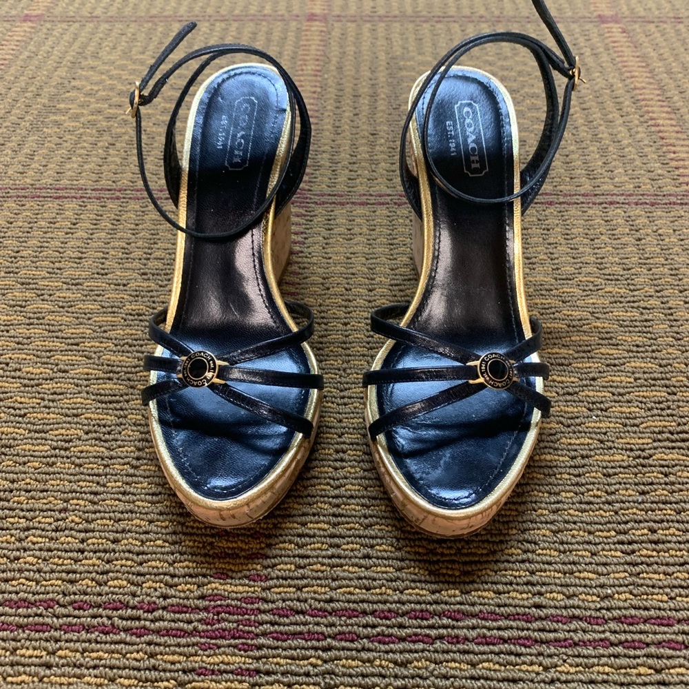 Coach - Sandal/Wedge - Size 9 - Excellent Condition